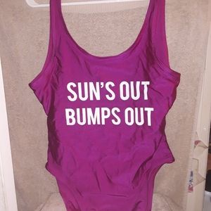 Women's Suns Out Bumps Out Maternity Bathing Suit